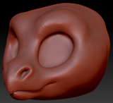 Western Kemono Point-nosed Dragon Head Base Variant 3