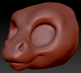 Western Kemono Long-nosed Angel Dragon Head Base Variant 4