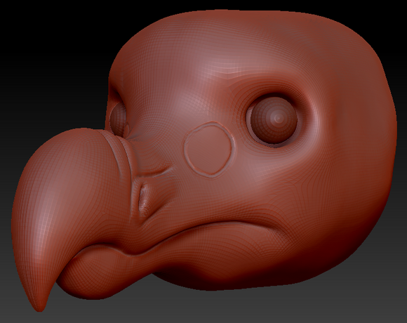 Realistic Dodo Head Base