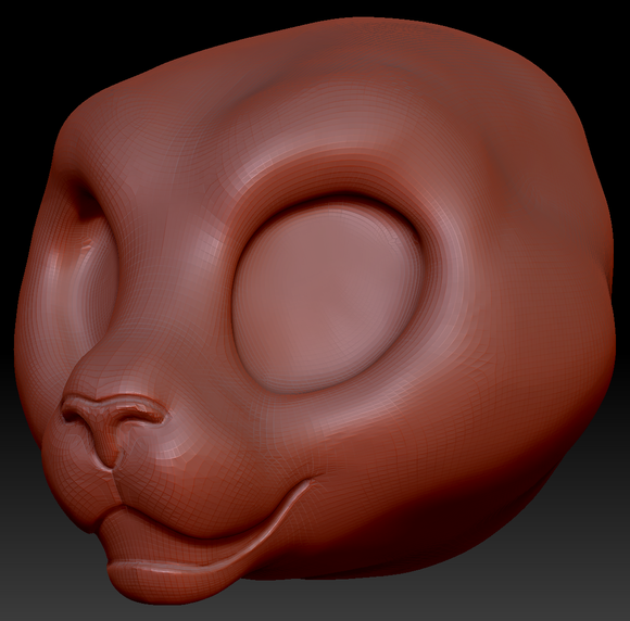 Western Kemono Jaguar Static Jaw Head Base