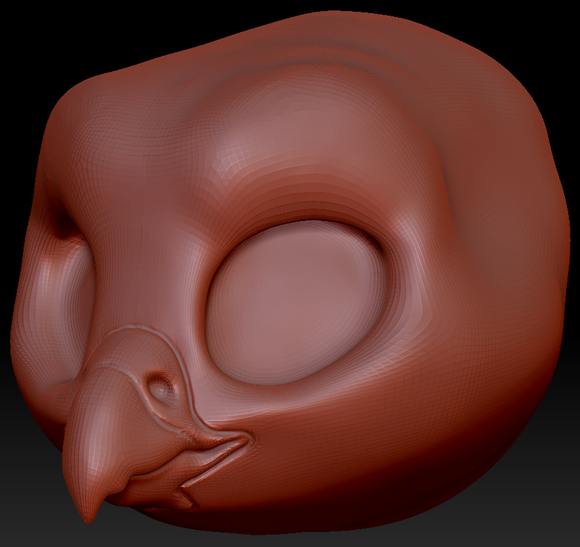 True Kemono Falcon Head Base