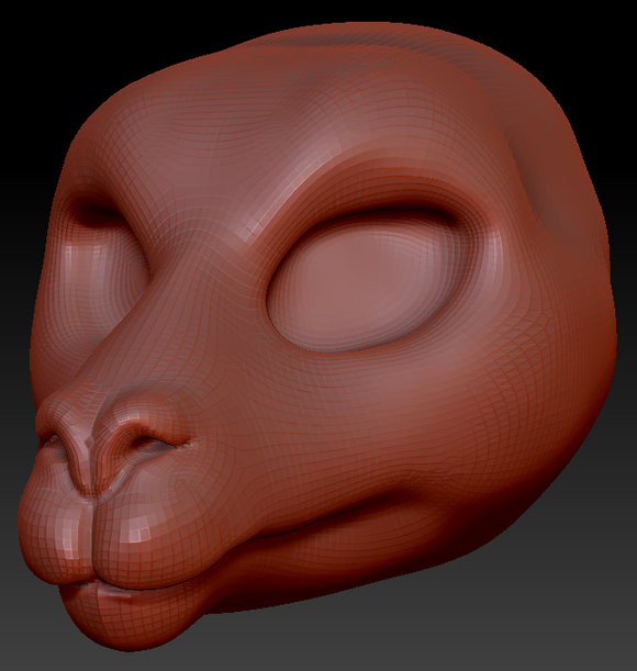 Feminine Llama Head Base
