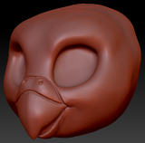 Western Kemono Budgie Static Jaw Head Base