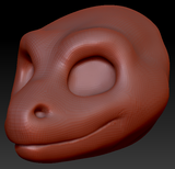 Gender Neutral Leopard Gecko Head Base