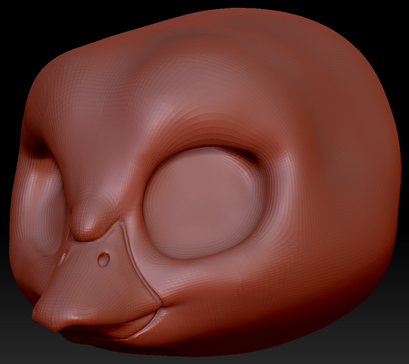 True Kemono Swan Head Base