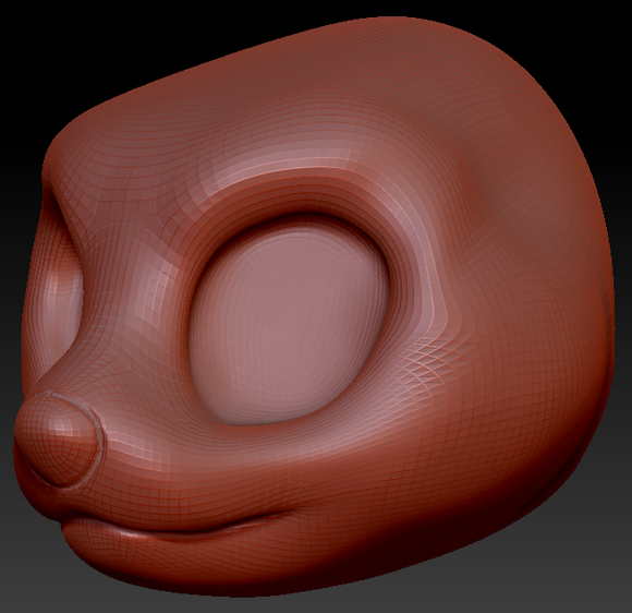 Western Kemono Red Panda Head Base Variant 2