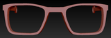 Rectangular Glasses W/ Arms