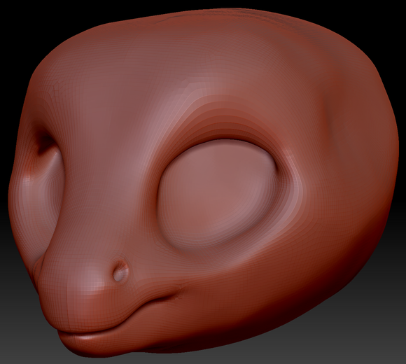 True Kemono Dilophosaurus Head Base
