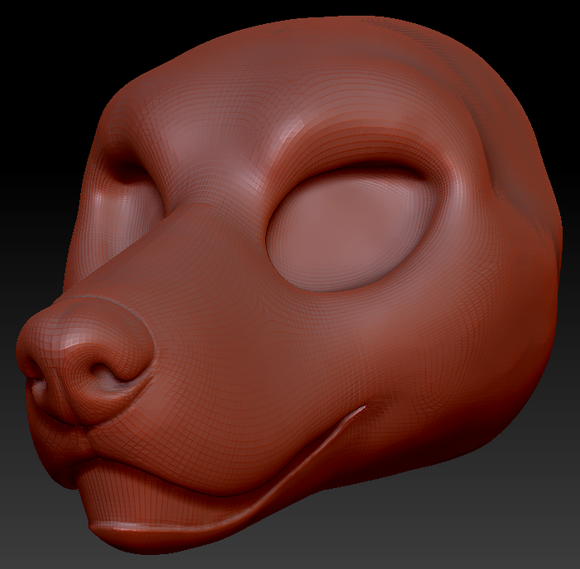 Feminine Doberman Static Jaw Head Base