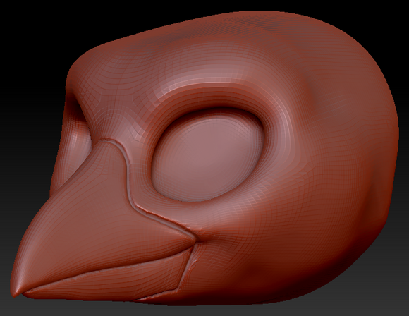 Western Kemono Raven Head Base