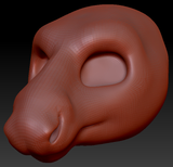 Gender Neutral Moose Head Base
