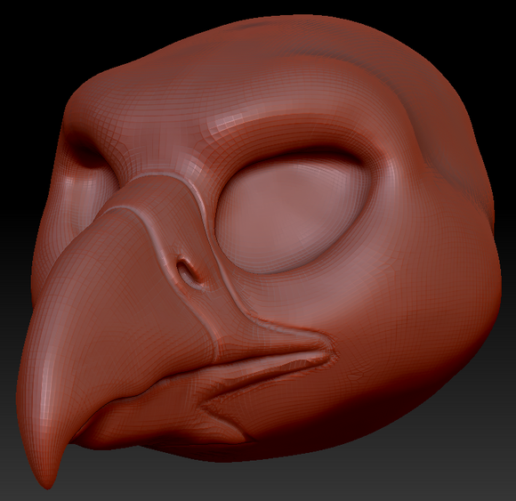 Feminine Gryphon/Eagle Head Base Variant 3