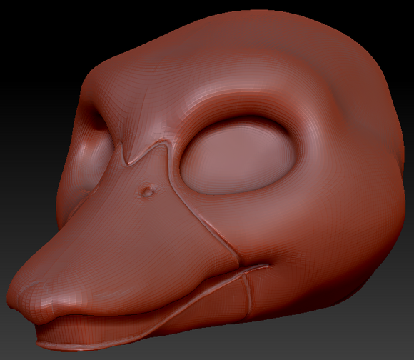 Gender Neutral Duck Static Jaw Head Base