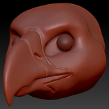 Realistic Harpy Gryphon/Eagle Head Base