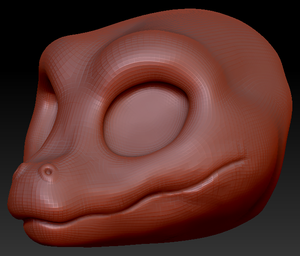 Western Kemono Alligator Head Base