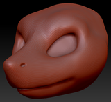Gender Neutral Toony Shark Head Base Variant 1