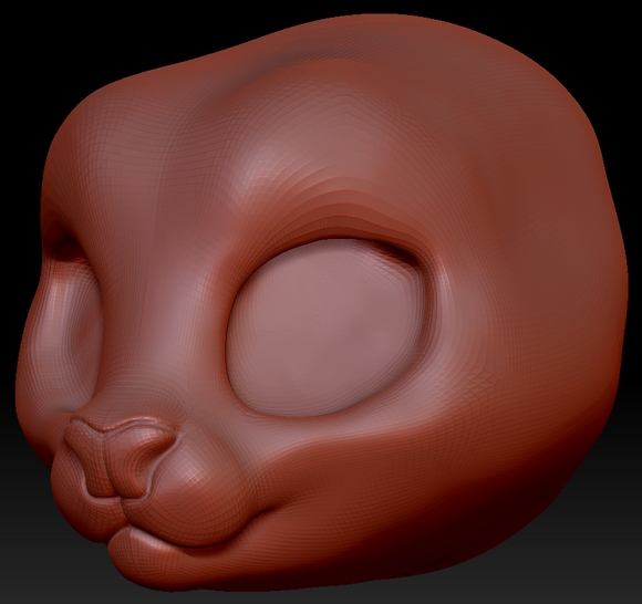 True Kemono Ocelot Head Base