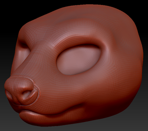 Feminine Skunk Head Base