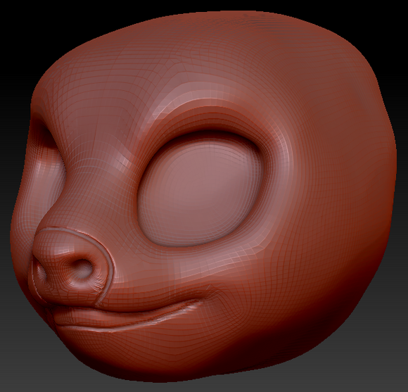 Western Kemono Sloth Head Base