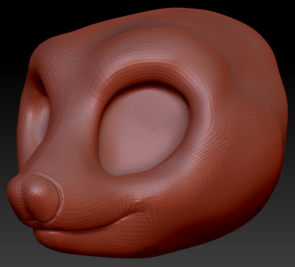 Western Kemono Opossum Head Base Variant 1