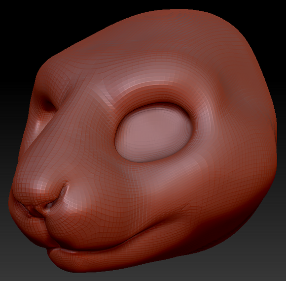 Gender Neutral Squirrel Head Base