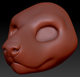 Gender Neutral English Bull Terrier Head Base