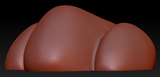10" Wide 3-Toe Large Foam Paw Set