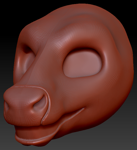 Gender Neutral Cow Static Jaw Head Base