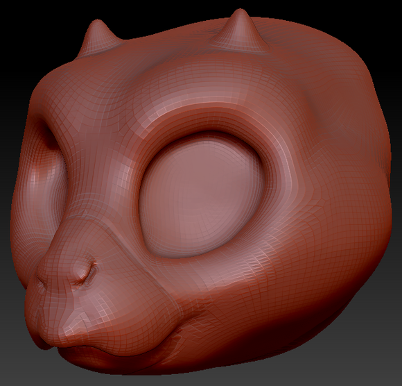 Western Kemono Birdcat Head Base Variant 1