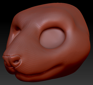 Gender Neutral Mouse Head Base
