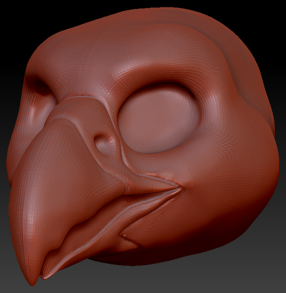 Gender Neutral Falcon Static Jaw Head Base