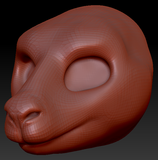 Gender Neutral Kangaroo Head Base