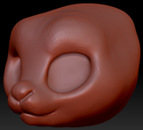 True Kemono Drekkubus Head Base