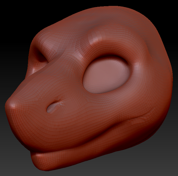 Gender Neutral Sergal Head Base Variant 3