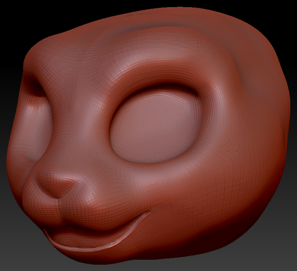 Western Kemono Bunny Static Jaw Head Base Variant 1