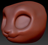 Western Kemono Bunny Head Base Variant 4