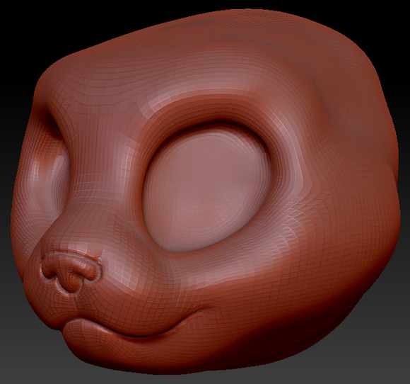 Western Kemono Pallas Cat Head Base Variant 1
