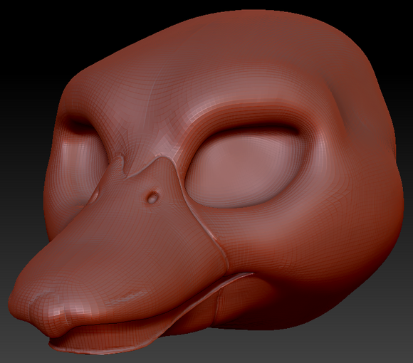 Feminine Duck Static Jaw Head Base