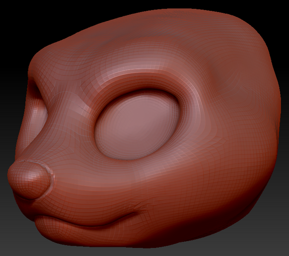Western Kemono Skunk Head Base