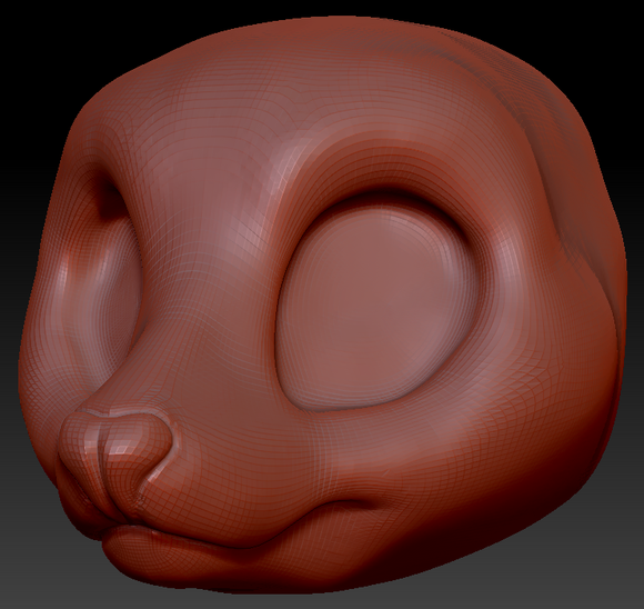 Western Kemono Lemur Head Base