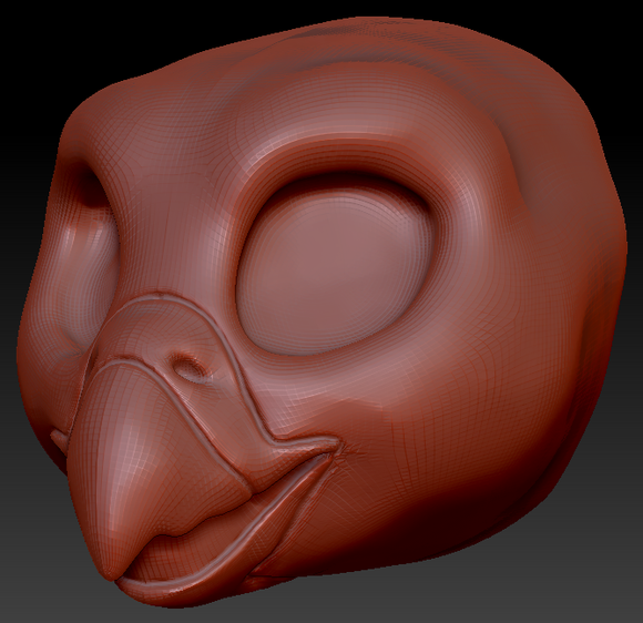 Western Kemono Falcon Static Jaw Head Base