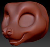 Kemono Toony Fruit Bat Static Jaw Head Base Variant 1