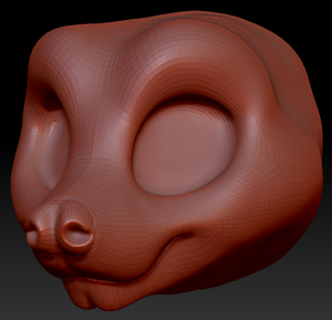 Kemono Toony Fruit Bat Head Base Variant 1