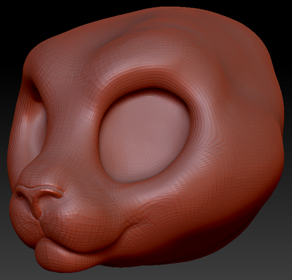 Western Kemono Jaguar Head Base Variant 1