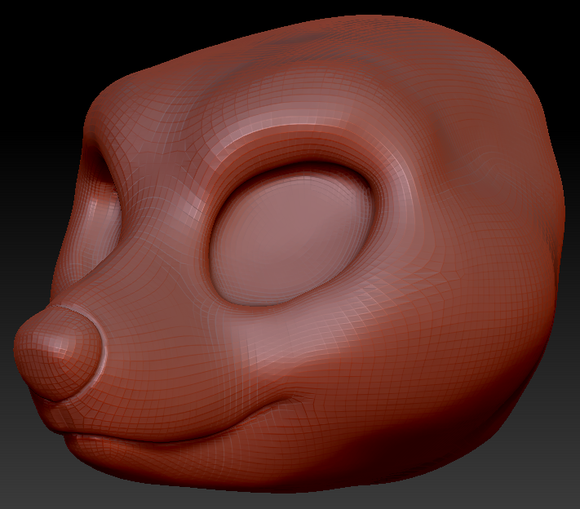 Western Kemono Saluki Head Base