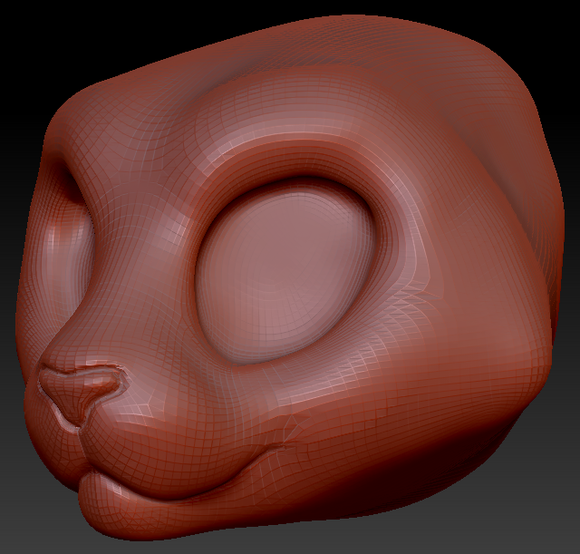 Western Kemono Tiger Head Base Variant 1