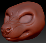 Feminine Hyena Head Base Variant 1
