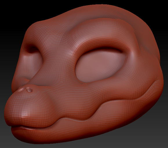 Feminine Crocodile Head Base