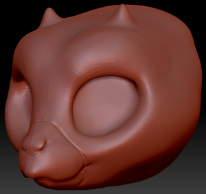 True Kemono Birdcat Head Base