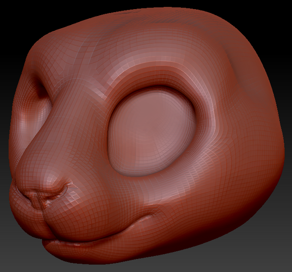 Western Kemono Squirrel Head Base Variant 1